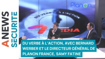 Du Verbe à l’Action, avec Bernard Werber et le directeur général de Planon France, Samy Fatine - Agora News Sécurité